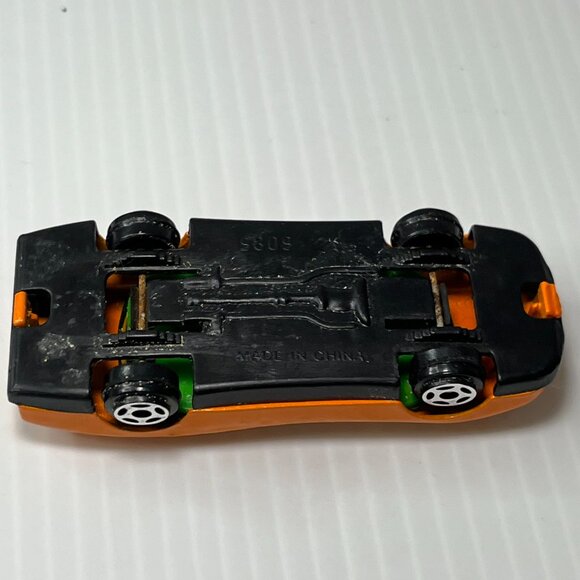 Greenbrier 9809 Sports Coupe Bright Orange Die Cast Toy Car Vehicle Racer - Picture 6 of 6